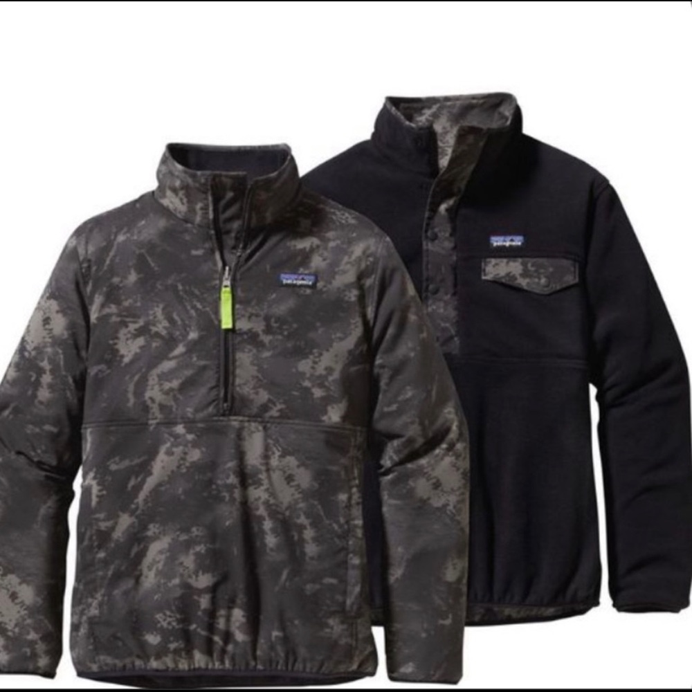 Patagonia Reversible SnapT Synchilla Pullover Sz S